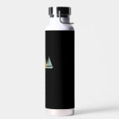 Segelboot Retro Trinkflasche (Links)