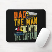 Segelboot Retro-Vintage-Vater der Mann der Mousepad (Mit Mouse)