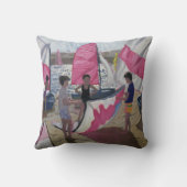 Segelboot Royan Frankreich 1992 Kissen (Rückseite)