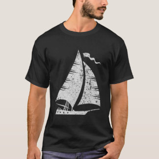 Segelboot Sailboat Segelyacht Segelyacht Motif T-Shirt