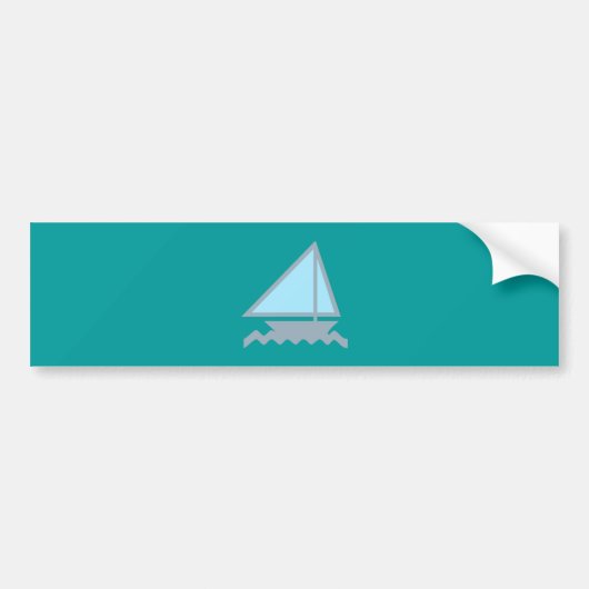 Segelboot sailing boat autoaufkleber (Vorne)