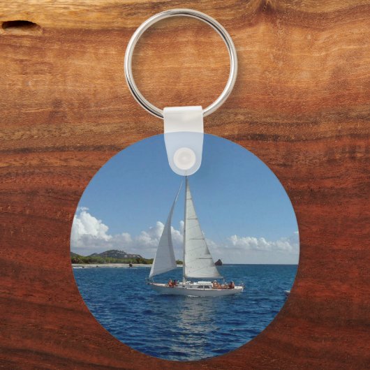 Segelboot Schlüsselanhänger (Vorderseite)