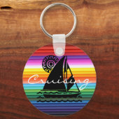 Segelboot-Schlüsselanhänger Schlüsselanhänger (Vorderseite)