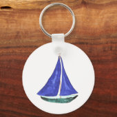 Segelboot-Schlüsselanhänger Schlüsselanhänger (Vorderseite)