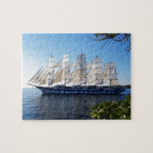 Segelboot Schooner-Segelboot Puzzle (Horizontal)