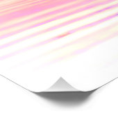 Segelboot schwimmen in der frühen Morgensonne. Fotodruck (Ecke)