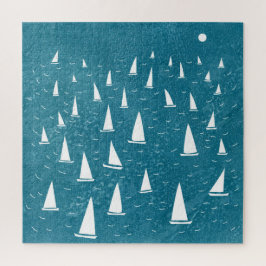 Segelboot Seascape Puzzle
