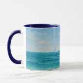 Segelboot Seefahrt Blue Tasse Cup (Links)