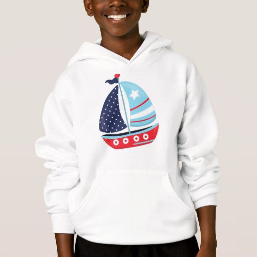 Segelboot, Segeln, Segeln, Boot, Schiff, Segeln Hoodie (Vorderseite)