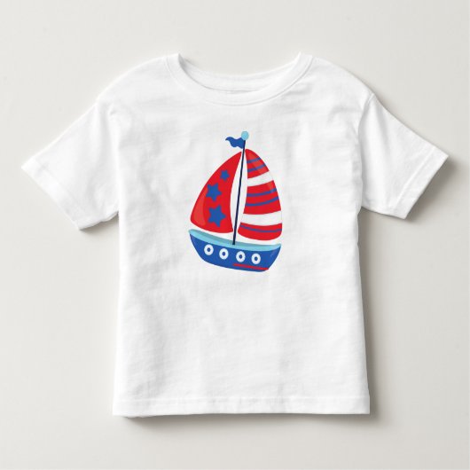 Segelboot, Segeln, Segeln, Schiff, Segeln, Boot Kleinkind T-shirt (Vorderseite)