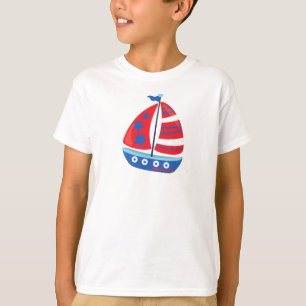 Segelboot, Segeln, Segeln, Schiff, Segeln, Boot T-Shirt