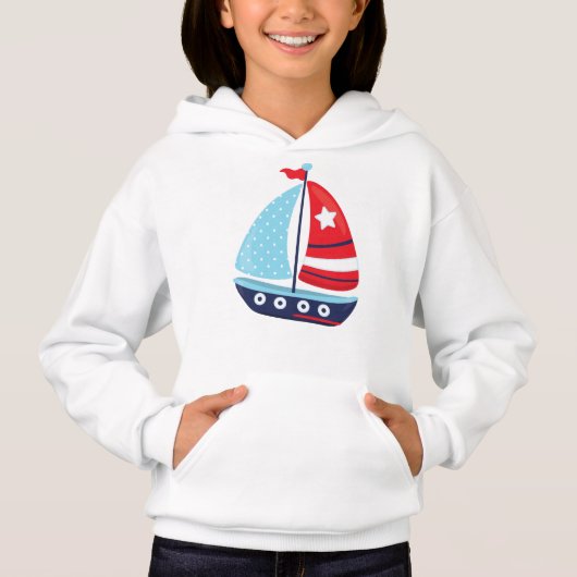 Segelboot, Segeln, Segeln, Segeln, Boot, Schiff Hoodie (Vorderseite)