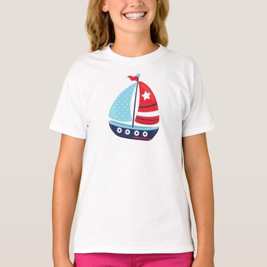 Segelboot, Segeln, Segeln, Segeln, Boot, Schiff T-Shirt (Vorderseite)