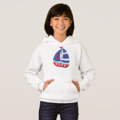 Segelboot, Segeln, Segeln, Segeln, Segeln, Schiff, Hoodie (Vorne ganz)
