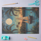 Segelboot Seidenpapier (Basteln)