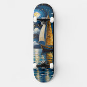 Segelboot Skateboard (Vorderseite)