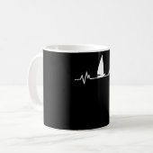 Segelboot Skipper Skipper Fun Catamaran Geschenk Kaffeetasse (Vorderseite Links)