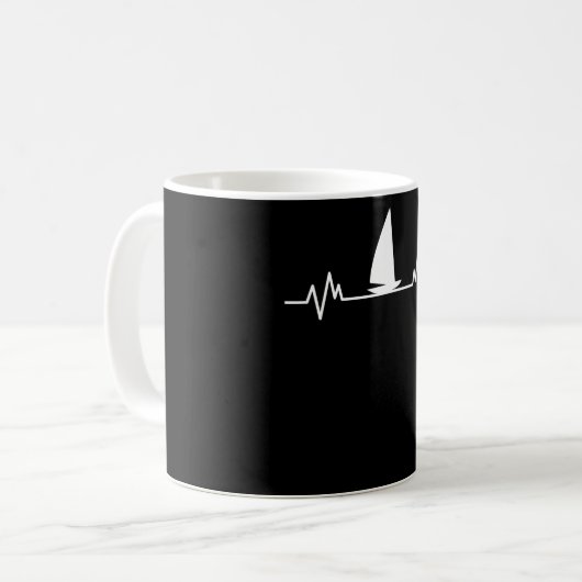 Segelboot Skipper Skipper Fun Catamaran Geschenk Kaffeetasse (Vorderseite Links)