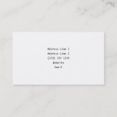 Segelboot. Skizze in Schwarzweiss. Visitenkarte (Rückseite)