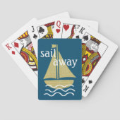 Segelboot Spielkarten (Rückseite)