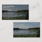 Segelboot, Stepstone-Nebenfluss, Cape Cod, Visitenkarte (Vorne/Hinten)