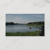 Segelboot, Stepstone-Nebenfluss, Cape Cod, Visitenkarte (Rückseite)