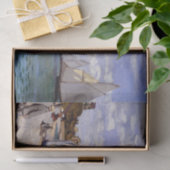 Segelboot-Strand Monet Ozean-Segeln-Seidenpapier Seidenpapier (Geschenk)