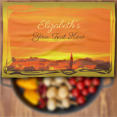 Segelboot Sunset 1300 Geschirrtuch