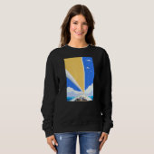 Segelboot Sweatshirt (Vorne ganz)