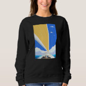 Segelboot Sweatshirt (Vorderseite)