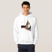 Segelboot-Sweatshirt Hoodie (Vorne ganz)