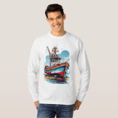 Segelboot T-Shirt (Vorne ganz)
