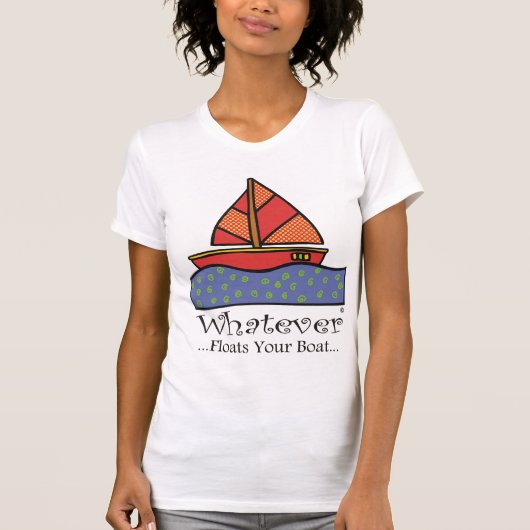 Segelboot T-Shirt (Vorderseite)