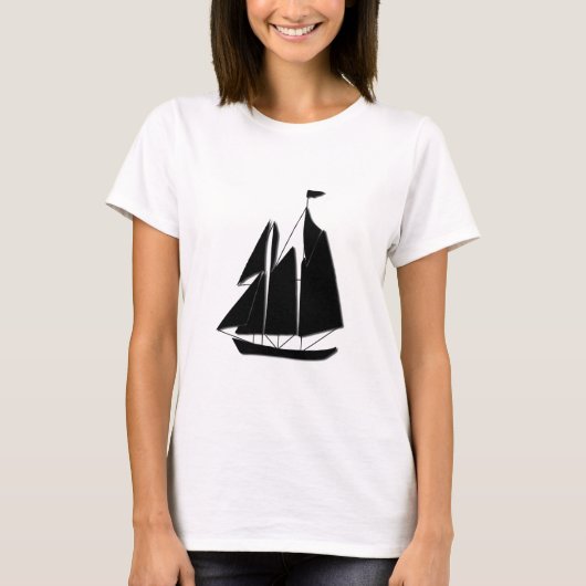 Segelboot T-Shirt (Vorderseite)