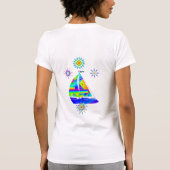 Segelboot T - Shirt (Rückseite)
