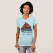 Segelboot T-Shirt (Vorne ganz)