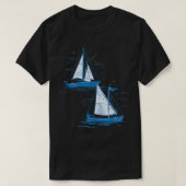 Segelboot T-Shirt (Design vorne)