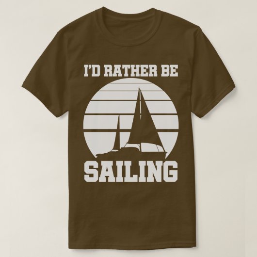 Segelboot T-Shirt (Design vorne)