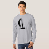 Segelboot T-Shirt (Vorne ganz)