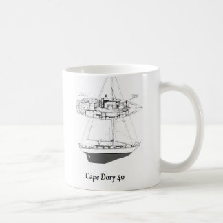 Segelboot-Tasse des Kap-Ruderboot-40 Kaffeetasse