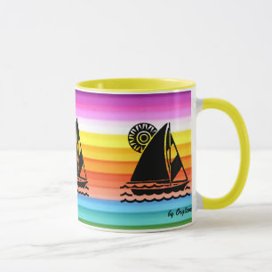 Segelboot-Tasse Tasse