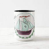 Segelboot-Tasse Tasse (Zentrum)