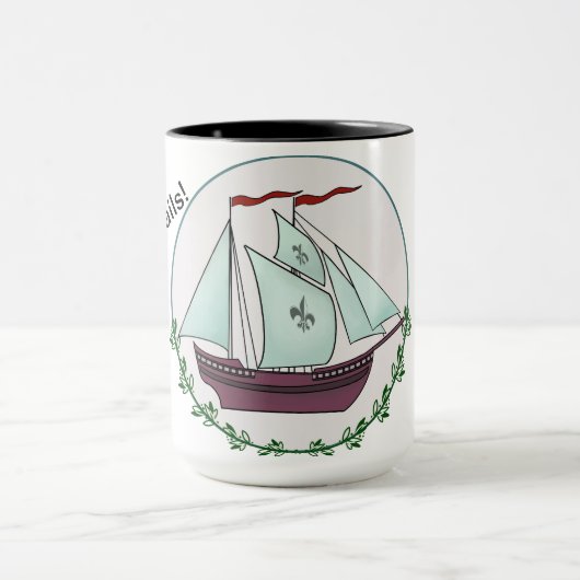 Segelboot-Tasse Tasse (Zentrum)