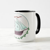Segelboot-Tasse Tasse (VorderseiteRechts)
