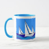Segelboot-Trio Tasse (Links)