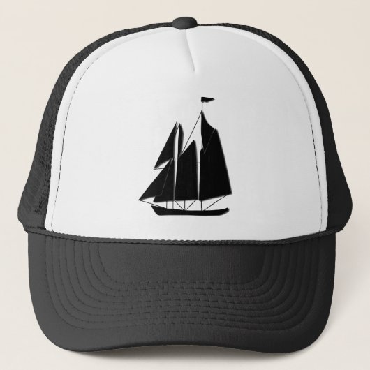 Segelboot Truckerkappe (Vorderseite)