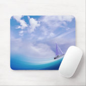 Segelboot über eine Epic Wave Mousepad (Mit Mouse)