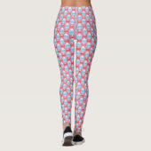 Segelboot und Ankermuster Leggings (Rückseite)