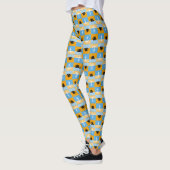Segelboot und Ankermuster Leggings (Links)