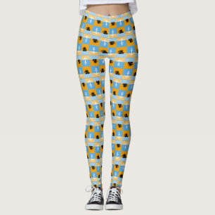 Segelboot und Ankermuster Leggings